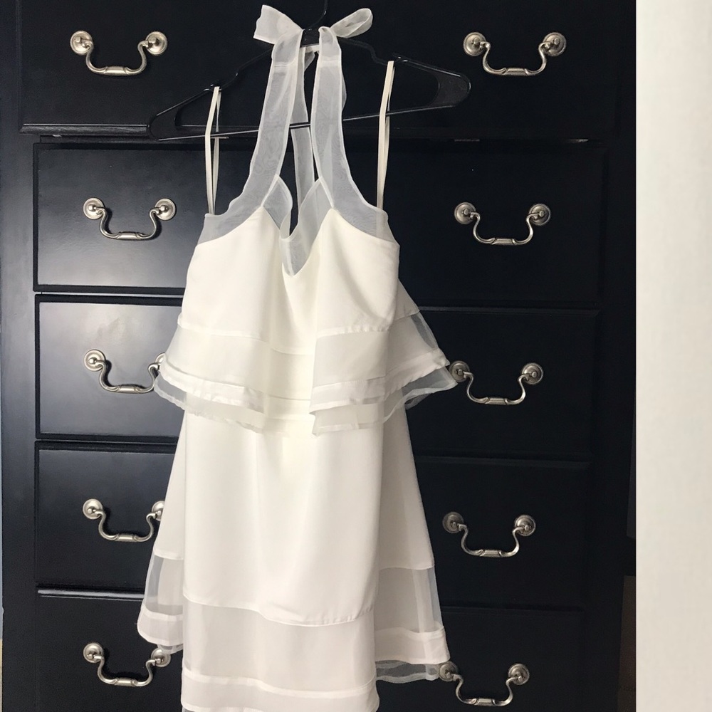J.O.A. White Organza Tiered Dress - Picture 6 of 7